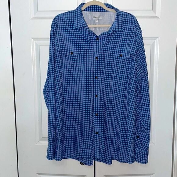 Peter Millar fishing guide shirt on plaid size XXL - Picture 1 of 8